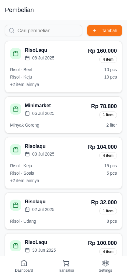 FnB Kita Mobile App Screenshot